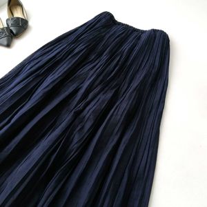 niko and... ニコアンド レディース♪プリーツスカート ロングスカート Mサイズ ネイビー
