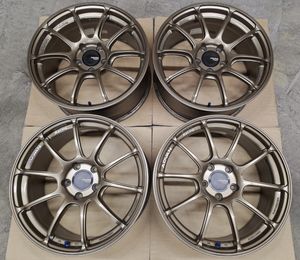 【極上品】ヨコハマ アドバンレーシングRZ2　ホイール 4本 18インチ 8.0J 114.3 スバル W