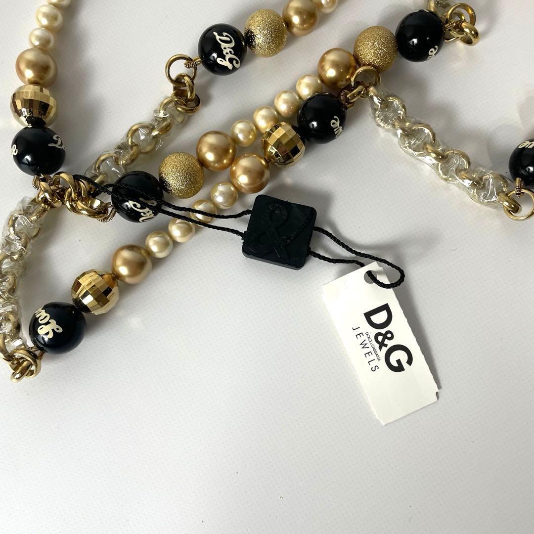【希少】未使用品 Dolce&Gabbanaネックレス パール ゴールド 箱あり 希少】未使用品 Dolce&Gabbanaネックレス パール ゴールド 箱あり 希少