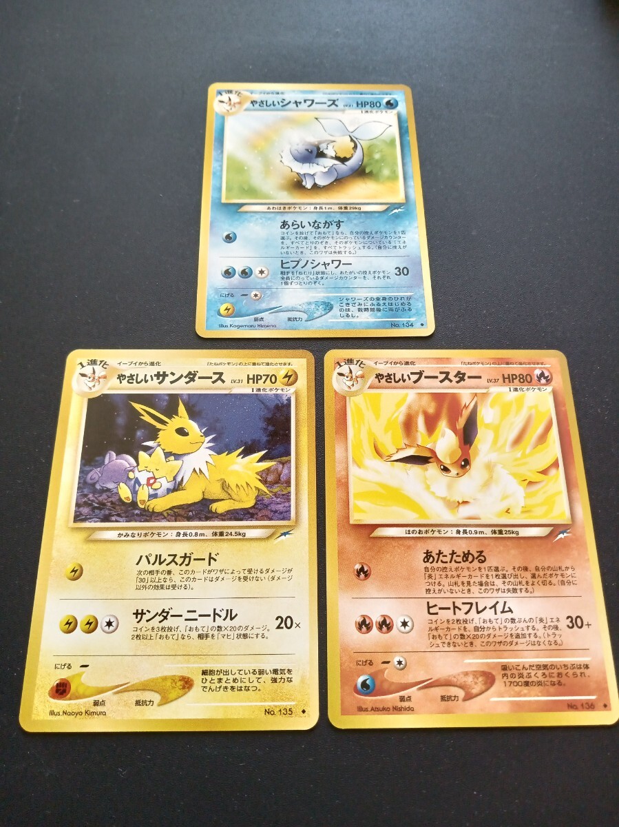 ポケモンカード 旧裏面 NEO やさしいシャワーやさしいサンダース