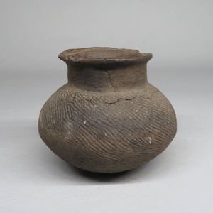 半蔵門ギャラリー 【GE】Z168【コレクター所蔵品】時代 縄文土器壺