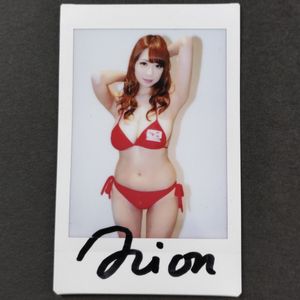 安齋らら RION 直筆サイン入りチェキ 03 RION チェキ 直筆サイン入り AV女優 安齋らら 宇都宮しをん 莉音 Rara