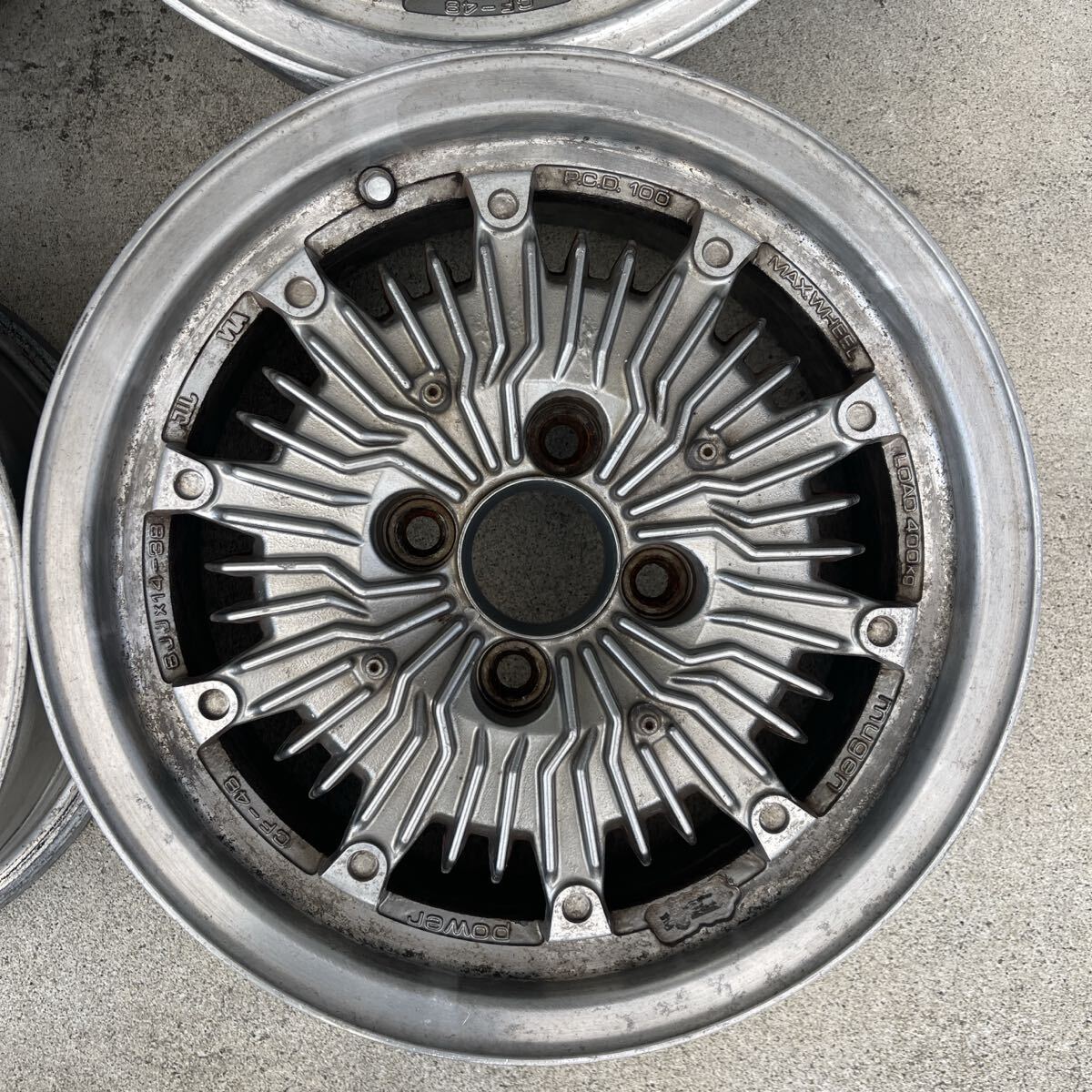 cf 48 無限 MUGEN 14inch 6j アルミホイール 4本 無限 MUGEN CF-48 14