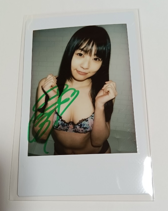 つぼみ 直筆サイン入りチェキ AV女優 セクシー女優②(写真)｜売買され