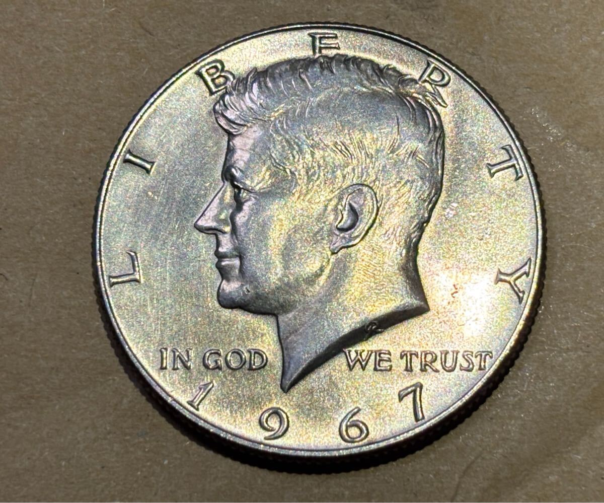 1円スタート アメリカ 50セント銀貨 1967年 古銭 ハーフダラー 外国