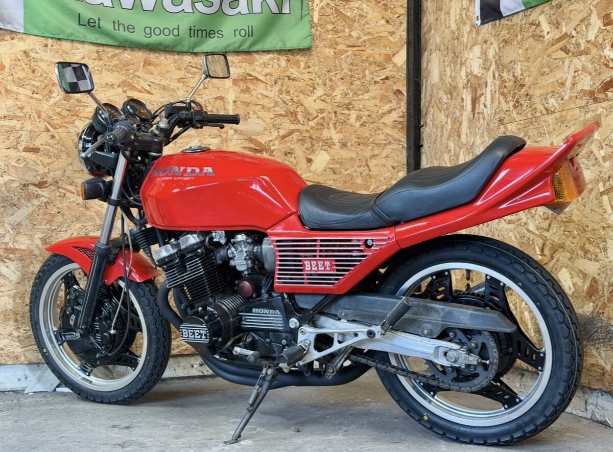 京都 HONDA CBX550F 公認400登録 赤ソリ BEET 消耗品交換 ローン可