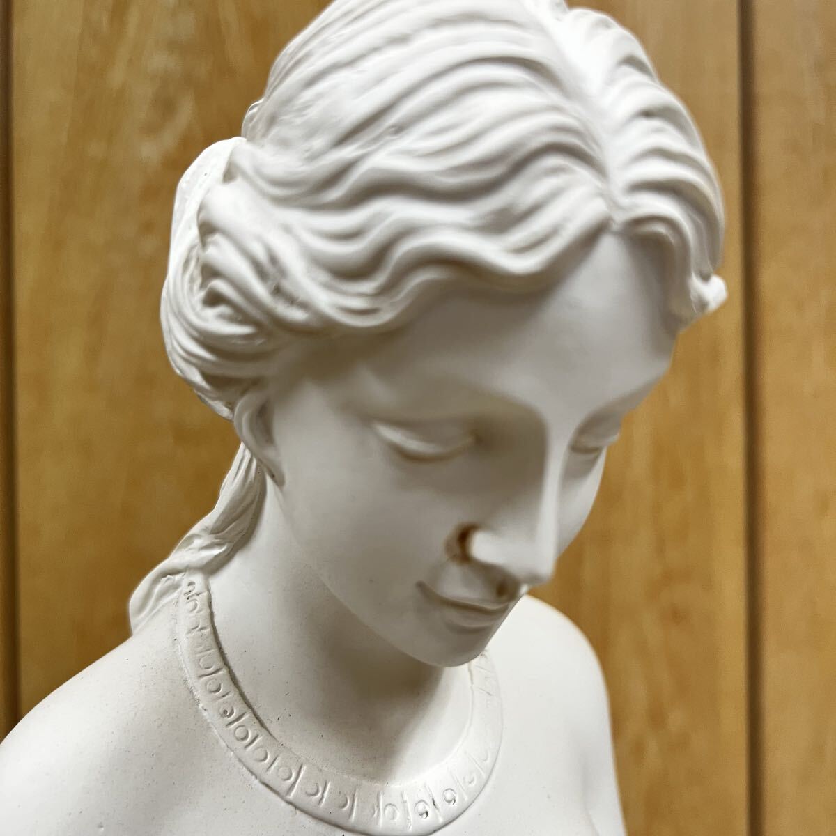 R ☆美品☆ TOP ART トップアート 水瓶を持つ女性 石膏像 裸婦像