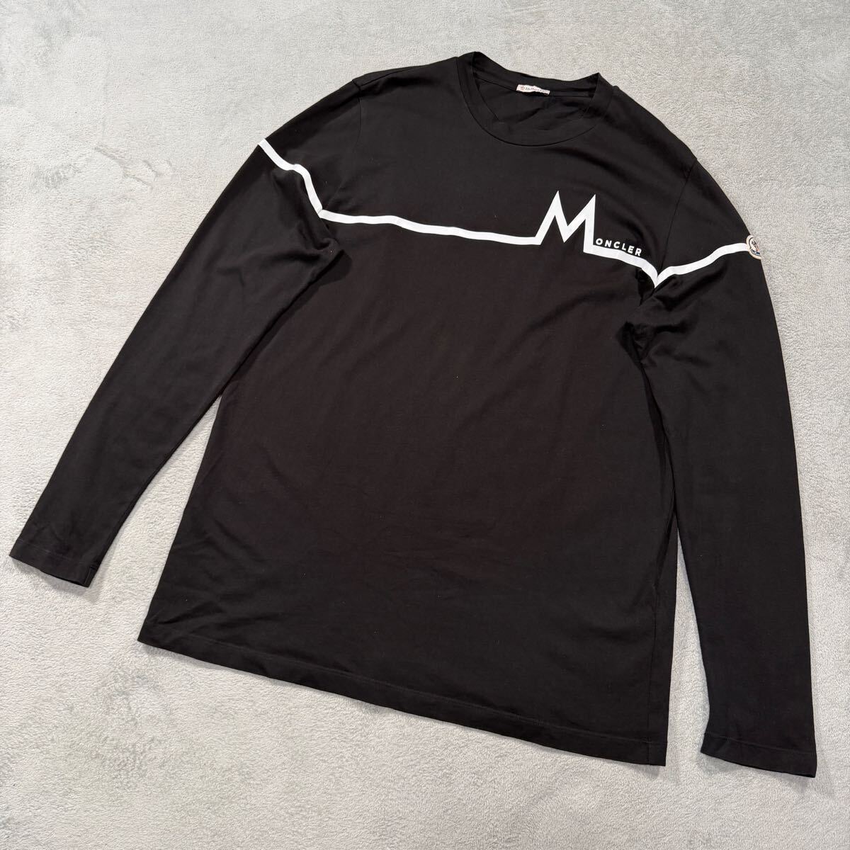 1円 極美品 MONCLER モンクレール LS TSHIRT 長袖Tシャツ ロンT 長袖