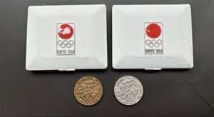1964 東京オリンピック銀貨 銀 シルバー 950 925 まとめ売り オリンピック東京大会 記念メダル 銀メダル シルバー925 : スマホ