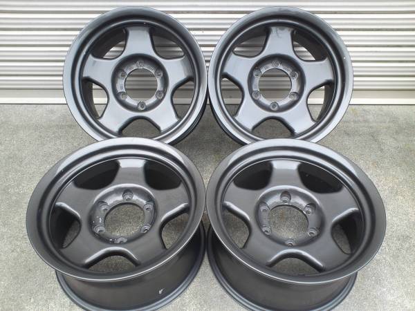 ブラッドレーV8JX16(0)6穴4本ガンメタ送料2000円ランクル80