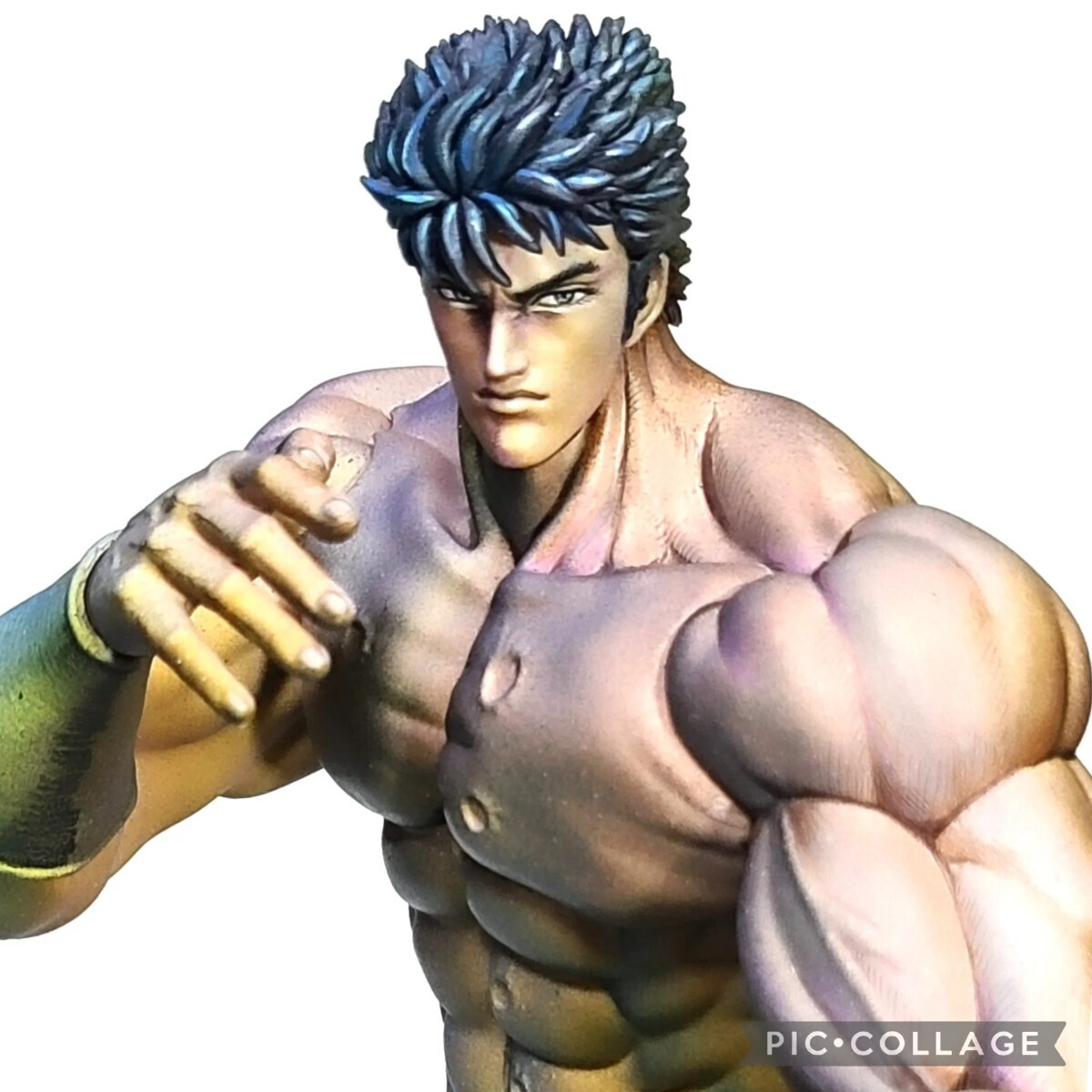 二次元 リペイント ケンシロウ 顔の描き直し 塗装済み 完成品 北斗の拳