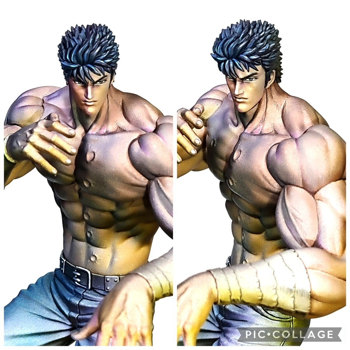 二次元 リペイント ケンシロウ 顔の描き直し 塗装済み 完成品 北斗の拳