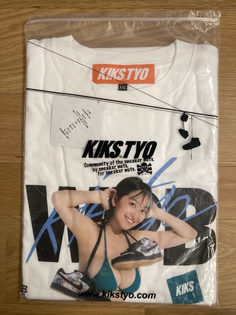KIKS TYO 榎原依那　週刊プレイボーイ　コラボTシャツ　ブラック　L 新品未開封】榎原依那 KIKS TYO 週刊プレイボーイ LOGO TEE GIRLS