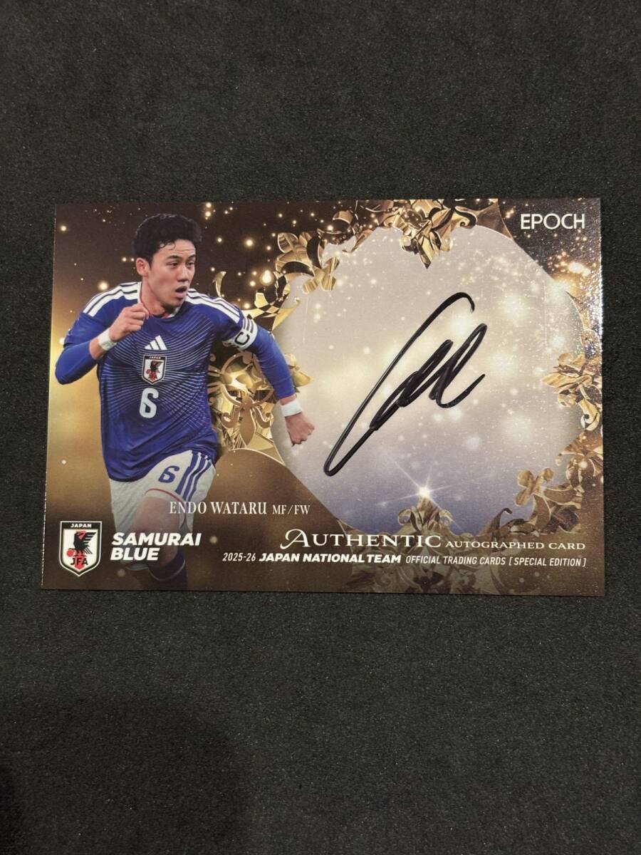 2026 Epoch サッカー日本代表 スペシャルエディション 遠藤航 直筆