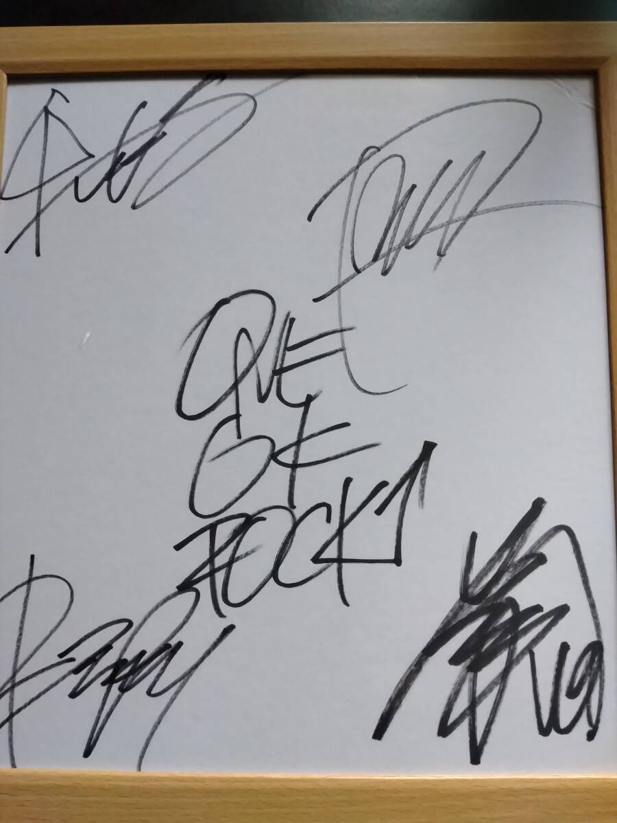 ONE OK ROCK 直筆サイン色紙(サイン)｜売買されたオークション情報