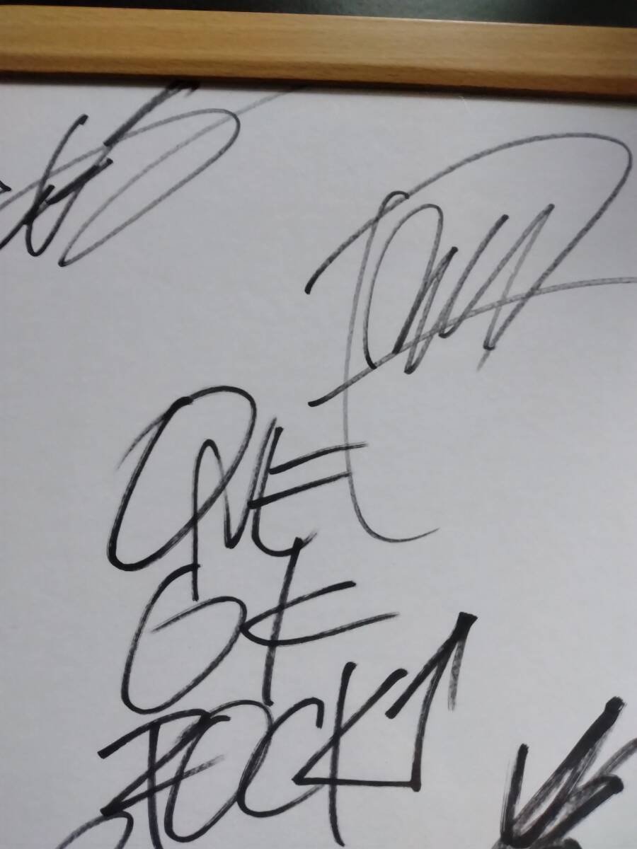 ONE OK ROCK 直筆サイン色紙(サイン)｜売買されたオークション情報