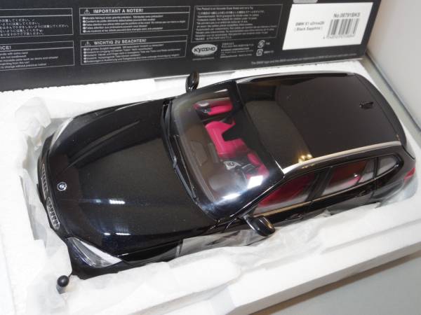 新品!★京商 1/18 BMW X1 xDrive28i 黒★1