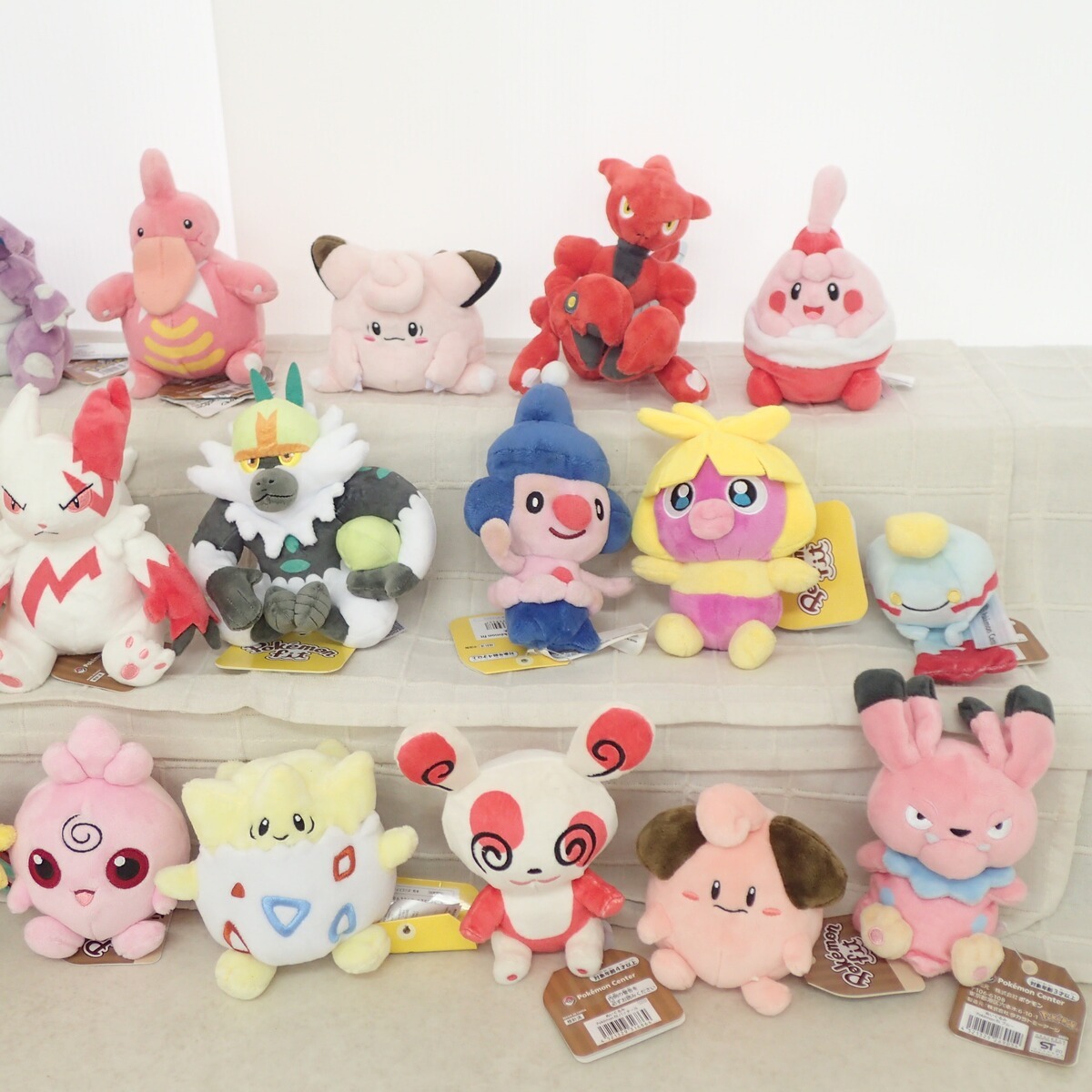 ポケモンfit　旧タグ　まとめ売り　ポケモンセンター ポケモンセンター ポケモンfit ぬいぐるみ まとめて20体セット 紙タグ
