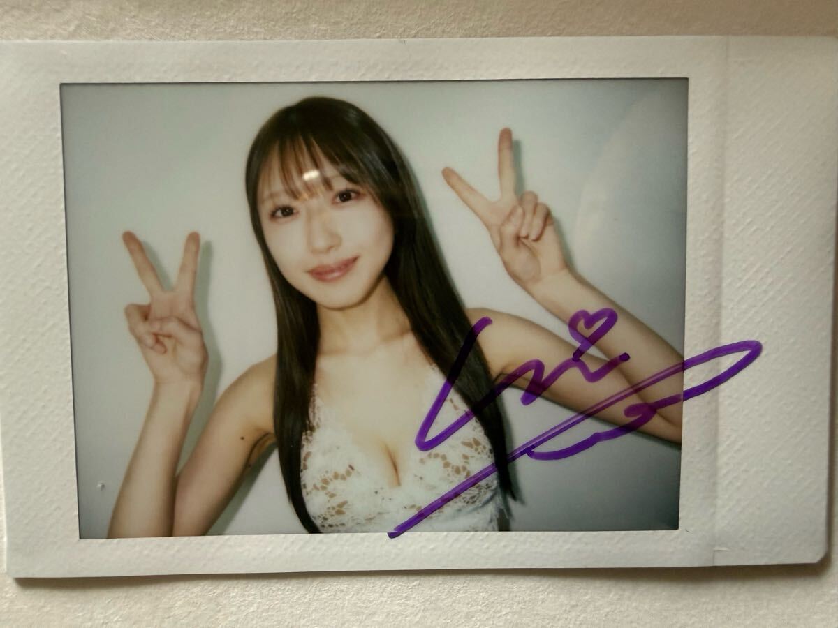 天神羽衣 直筆サイン入りチェキ セクシー女優 グラビア紫(写真)｜売買