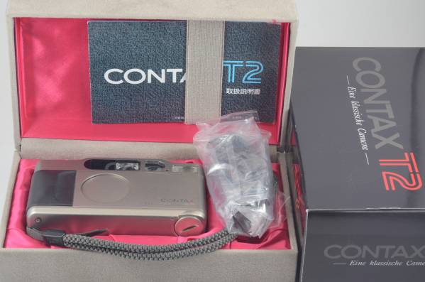 CONTAX T2 高級チタンフィルムカメラ コンタックス ☆ 美品 ☆