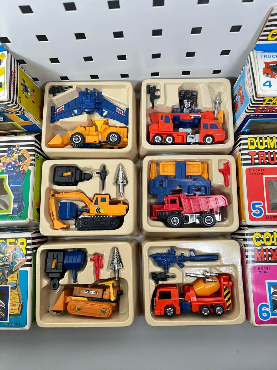 トランスフォーマー　ミニカー　まとめ売り 当時物・1980年代 台湾製 トランスフォーマー 6点セット
