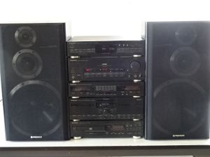 パイオニア　プライベート　オーディオスピーカー　昭和レトロ　バブル期　中森明菜 1986/昭和61/Pioneer/private/中森明菜/パイオニア/ミニコンポ