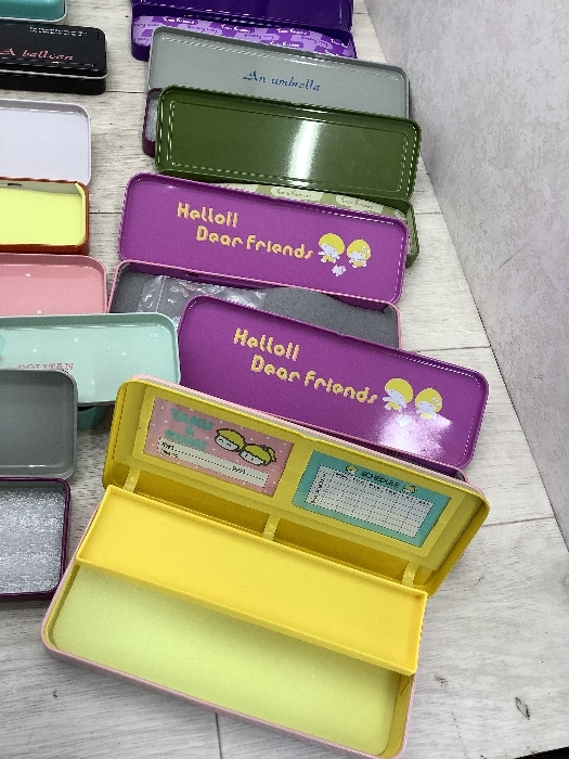 N6 昭和レトロ 缶ペンケース 文房具 まとめ売り キャラクター(筆記用具