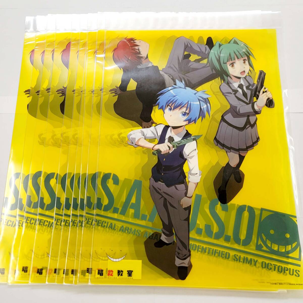 10枚まとめ売り】暗殺教室 潮田渚 茅野カエデ 赤羽業 A3クリアポスター