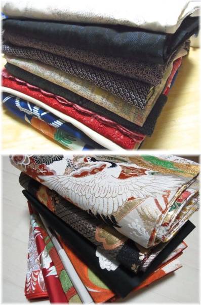 おまとめ　帯/袋帯/なごや帯/正絹? 未使用有/リメイクに！☆416