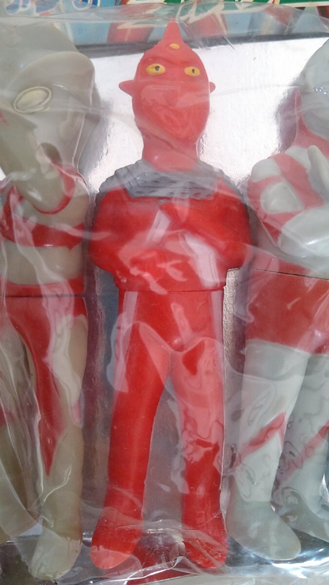 ブルマァクのウルトラ五兄弟 ミニソフビ5点セット◇未開封品◇1972年