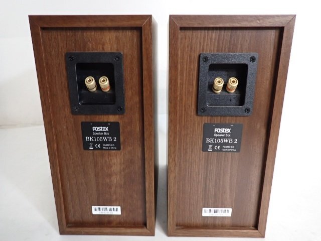 美品 FOSTEX BK105WB2 (FF105WK搭載) ペア フォステクス