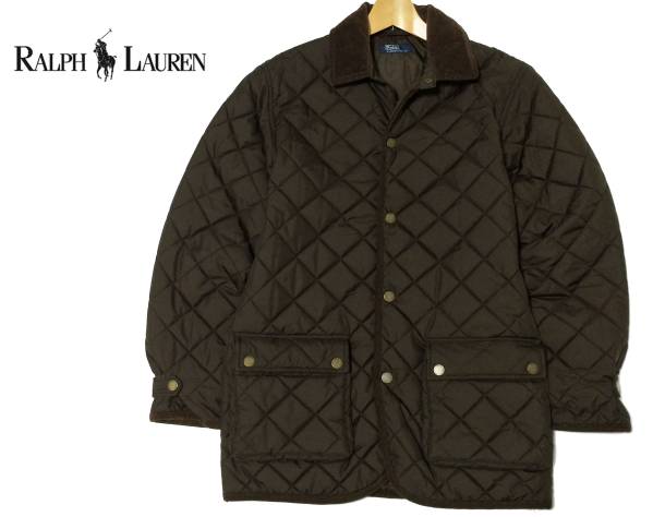 ポロ ラルフローレン キルティングジャケット/コート 美品 茶