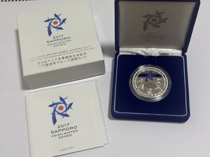 第8回アジア冬季競技大会記念 純銀(セット)の中古価格は13,138円