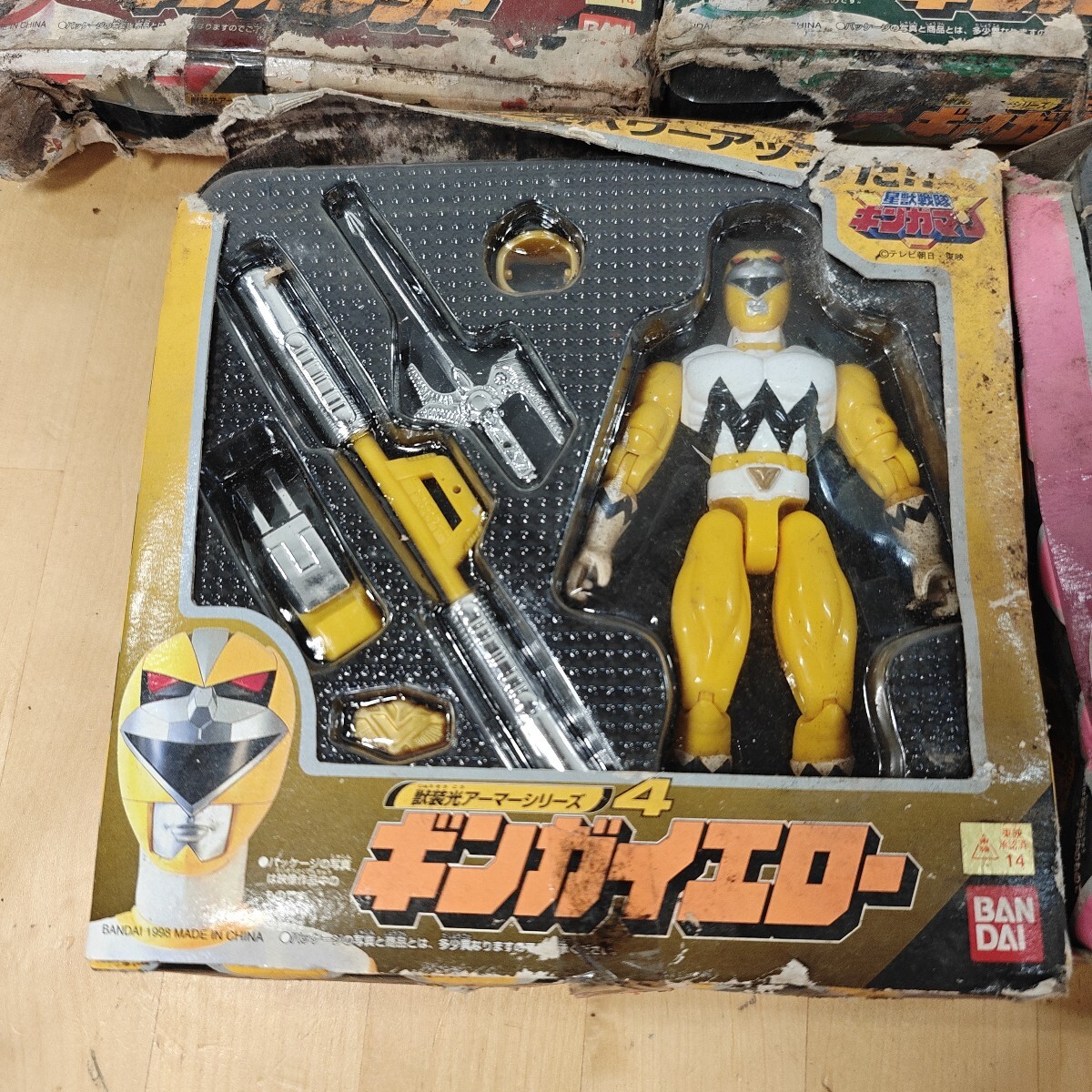 06Y14 バンダイ 星獣戦隊ギンガマン 獣装光アーマー シリーズ ギンガ