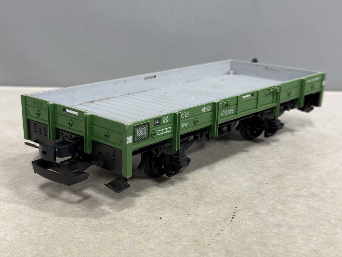 LGB LEHMANN レーマン Gゲージ 4010 無蓋貨車 線路 電動ポイント