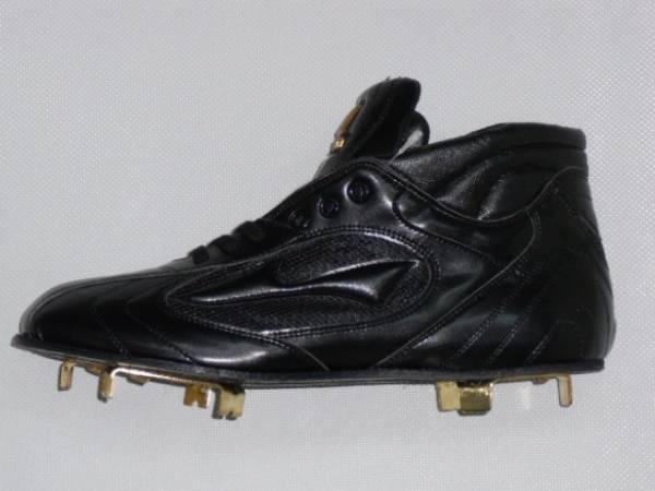 限定品◆ハイゴールド◆革底スパイク　立ちベロ／ミドルカット