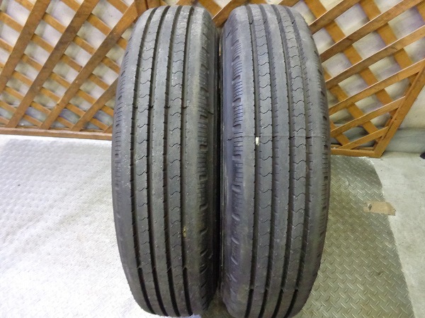 【Y695】225/80R17.5 123/122L ヨコハマ RY138E 2本セット!!