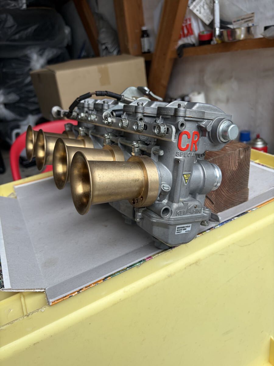 ♪1円～ 真鍮削り出し ファンネル CRキャブ スーパーロング 90mm