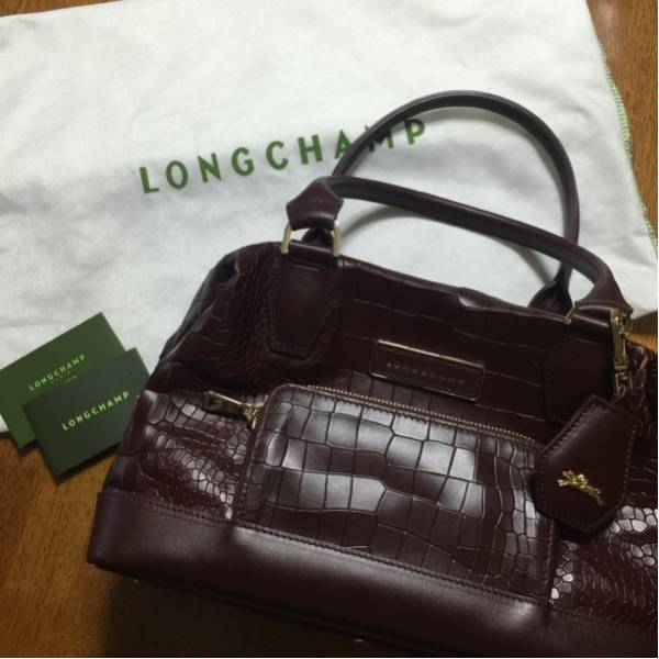 LONGCHAMP ロンシャン ハンドバッグ ボルドー