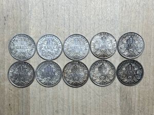 ドイツ マルク 銀貨のYahoo!オークション(旧ヤフオク!)の相場・価格を