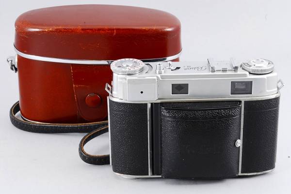 ★超極上★Kodak 小窓 Retina レチナ Ⅲc 3C 革ケース付き 1052