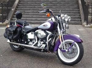 月イチ1000円祭 ハーレー FLSTS ヘリテイジスプリンガー フォグランプ