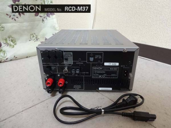 美品・動作品】デノン CDレシーバーコンポ RCD-M37 26テ210 Yahoo