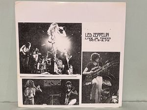 81位 貴重 / LLX-1233～6 / LED ZEPPELIN / LIVE IN TOKYO OCT, 2-3, 72　　オリジナル　　ア