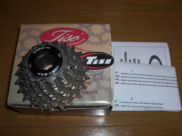 中古　TISO シマノ用10速 10S チタン スポロケット 12-23