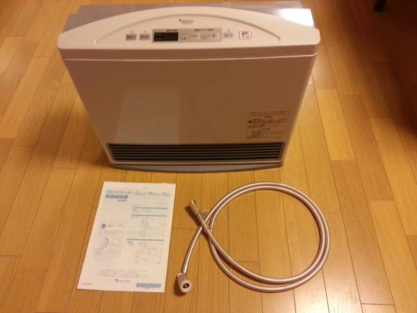 ノーリツ ガスファンヒーター 21畳GFH-5800S 2009年10月31日購入