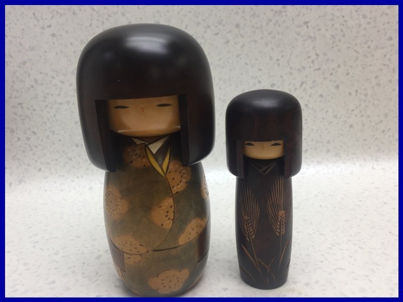 卯三郎こけし2体の値段と価格推移は？｜2件の売買データから卯三郎