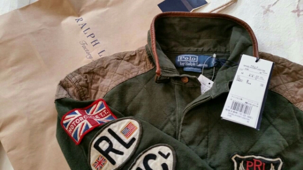 新品ラルフローレン　カスタムフィットラグビーシャツ　サイズＭ