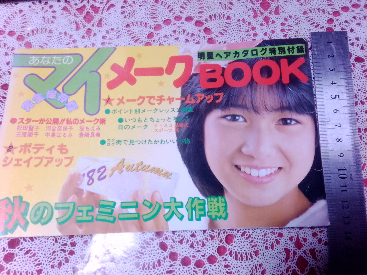 明星ヘアカタログ 1982 昭和57年 藤谷美和子 松田聖子 近藤真彦