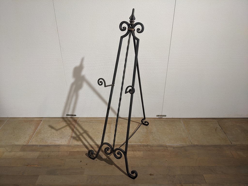 Antiques midi Easel 木製 イーゼル Wood easel フランス製木製イーゼル